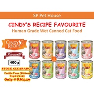 **STOCK CLEARANCE** Cindy's Recipe Favourite Grain Free Cat Canned Wet Food 400g / Makanan Basah Mak