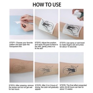 Juice Herbal Tattoo Patch Semi Permanent Tattoo Patch F1f8