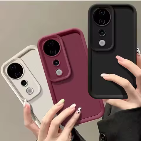 For Vivo V40 Pro Case For Vovo V40Pro Full Package Matte Anti Drop Soft Protective Back Cover Phone