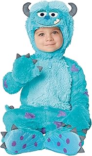 Spirit Halloween Monsters Inc. Baby Sulley Jumpsuit Costume | Officially Licensed | Onesie Outfit |