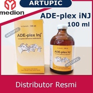 TERLARIS ADE-Plex Injection 100 ml Multivitamin Ayam Unggas Sapi Kambing Domba Medion Vitamin Obat H