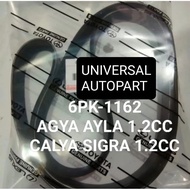Fan belt Van belt FanTALI 6PK1162 Agya Ayla Calya Sigra 1.2 1200cc 6PK-1162