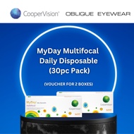 [Obliqueeyewear] COOPER VISION MYDAY MULTIFOCAL DAILY (30PCS) 2 BOXES VOUCHER [REDEEM IN STORE]