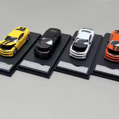 Glory Model 1:64 Chevrolet Camaro Alloy Car Model Black White Orange Yellow