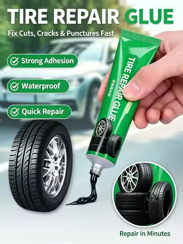 Waterproof Tire Repair Glue Strong Adhesion Tyre Crack Repair Sealant for All Rubber Tires