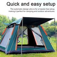 💥🚚Family Tent Camping Tent Khemah Outdoor Foyer Automatic Quick-opening Waterproof Rainproof Dome Te