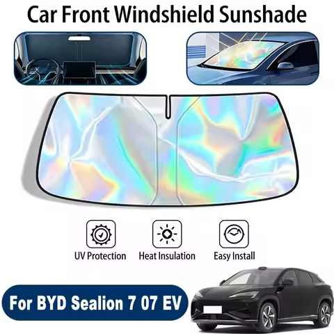 Car sunshade suitable for BYD Hiace 7 07 EV windshield sunshade foldable UV reflective sunscreen sum
