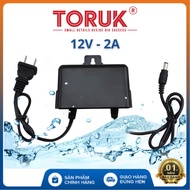 Nguồn ngoài trời camera 12V 2a TORUK Chống nước có móc treo - bảo hành 12 tháng - adapter camera hik