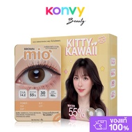 Kitty Kawaii Plus Contact Lens Mio Brown [1 Pair] คิตตี้ คาวาอิ คอนแทคเลนส์แบบรายเดือน