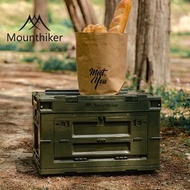 Mounthiker 百折箱酷拓戶外折疊箱PP收納箱露營多功能四開塑料收納箱子