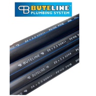 HDPE Buteline Poly Pipe 20mm (PN20) / 25mm (PN16) / 32mm (PN16) x 5 Meter x PE100