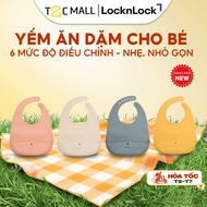 LocknLock Baby Bibs 6 Adjustable Levels, Lightweight, Compact, Multi-Color Genuine LBB430 - T2CMALL