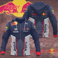 (in stock) Red Bull Racing 3D Printing Cool Men's Super Dalian Hoodie Spring and Autumn Women's Sweater Rally F1 Team Children's Jacket (free nick name and logo)