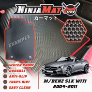 𝗡𝗶𝗻𝗷𝗮𝗠𝗮𝘁 Mercedes Benz SLK-Class W171 2004-2011 Car Floor Mat and Carpet