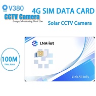 CCTV Camera 4G SIM Card for Solar CCTV Camera with 100M data flow