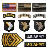 Military Fan Badge Velcro Badge US Army 101 Airborne Division Armband Tactical 3D Three-Dimensional 