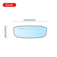 SEAMETAL Car Rear View Mirror Large Field OF View ARC Rearview Mirror Wide-angle Snap On Rearview Mi