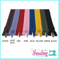 PLASTIC ZIPPER (40CM - 51CM) - VARIETY COLOR