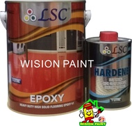 GREY PRIMER 604 ( 5L ) LSC EPOXY PAINT FLOORING EPOXY 4L + 1L HARDENER