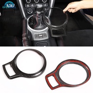 OPENMALL Carbon Fiber Car Console Gear Decorative Panel for Toyota 86 Subaru BRZ 2012-2020 Car Inter