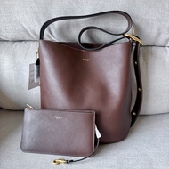 Coach  BLEECKER水桶包 楓葉紅色 台灣購證