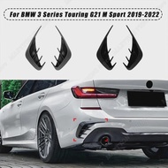 For BMW 3 Series G21 Rear Bumper Side Canards Splitter Air Vent Outlet Cover Trim 330i 320i 330e M34