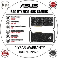 USED ASUS ROG-STRIX-RTX2070-O8G-GAMING Graphics Card 2304SP 1845MHz GDDR6 8GB 1 Year Warranty