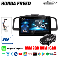 AO HONDA FREED จอ android 10 นิ้ว จอ android ติดรถยนต์ วิทยุติดรถยนต์ เครื่องเสียงรถ Wifi แบ่งจอได้ ดูYouTubeได้ ดูNetflix ระบบเส 2din Apple Carplay