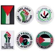 Free  Palestine Flag Velcro  Palestine Flag Patch  Embroidered Badge Cloth Sticker