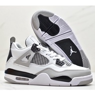 Original Air jor dan 4 Retro Basketball Shoes "White Oreo"