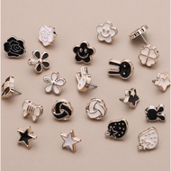 [DZ] Fa031 - Pearl Button Brooch