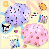 3-fold Umbrella, Capybara 3-fold Umbrella, Apple Dog