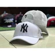 【Authentic】HOT ITEMNEW YORK YANKEES / NY TRUCKER CAP [FREE SHIPPING] UNISEX SPORT CAP topi ny cap ny