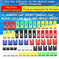 50PCS Pitch 2.54mm Header Jumper Shorted Cap & Headers & Wire Housings Connector Black Yellow Blue R