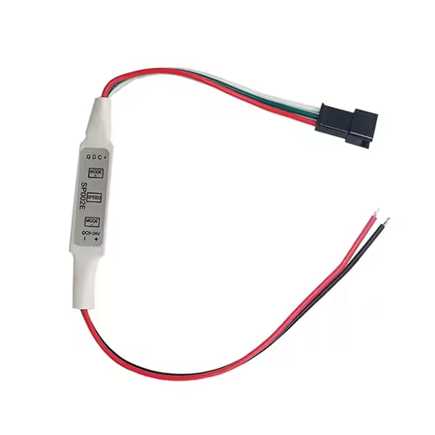 SP002E Mini RGB LED Controller Intelligent Running Water Illusionled Strip Light Controller 3-Key DC