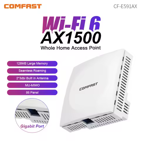 COMFAST AX1500 WiFi6 Mesh Router Dual Band WiFi 6 Gigabit Wireless Router 2.4G&5.8G WAN/LAN Port Hom