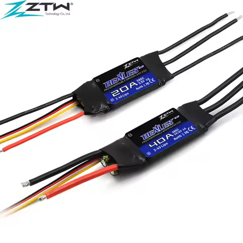 ZTW Beatles G2 32 bit ESC 20A 30A 40A 50A 60A 80A 100A 2-4S / 2-6S SBEC 5V/6V 8A Brushless Speed Con