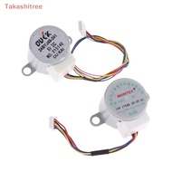(Takashitree) 4-Phase 5-Wire DC 5V 12V Gear Stepper Motor With 15CM Cable 24BYJ48 Reduction For Sing