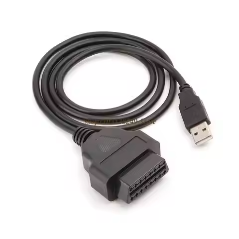 N5KD 16Pin OBD2 To USB Port Adapter Cable Connector Diagnostic Tool