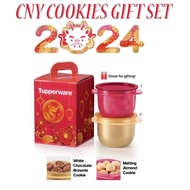 Tupperware CNY Cookies Set 2024 (2) 750ml OR One touch 400ml OR Deco Canister 2.8L OR Snack N All 450ml