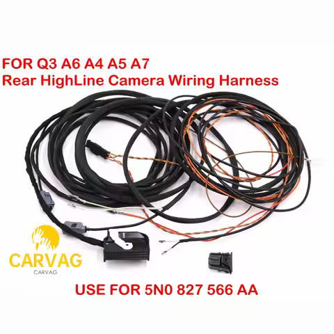 Rear HighLine Camera Wiring Harness For Audi Q3 8U0 A6 4G0 A5 S5 8F 8T F3 A8 4H0 A4 8K0 Q5 8R0 A7 4G