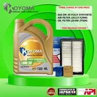 HYUNDAI ELANTRA AD 2017year - 2020year OIL FILTER +AIR FILTER+KOYOMA 0W20 FULLY SYNTHETIC ENGINE OIL