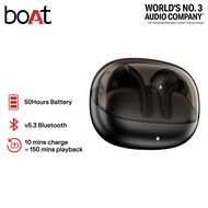 boAt Airdopes Plus 311 Wireless Earbuds Dual Mics Enx IPX4 50 Hrs Playback Fast Charging Low Latency