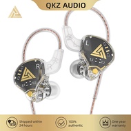 QKZ AKX HIFI TRANSPARENT HEAD headphones Monitor IEM Level 3.5mm Dynamic intrauditive music headphon