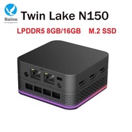 T9 Plus Mini Pc Intel Twin Lake N150 MINI PC LPDDR5 8GB/16GB M.2 2242 SSD Windows 11 Wifi5 BT4.2 RJ4