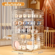 🍼คว่ําขวดนม กล่องเก็บของใช้เด็ก กล่องเก็บของเด็ก ที่คว่ำจาน ถ้วยน้ํา ตะเกียบชาม กันฝุ่นละออง ห่างจาก