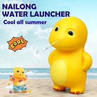 NAILONG เครื่องกดน้ำ บรรเทาความเครียดของเล่นไดโนเสาร์สระว่ายน้ำเด็กชายหาดเกมห้องน้ำของเล่นฤดูร้อนนอกน้ำของเล่นของขวัญวันเกิดสำหรับเด็ก