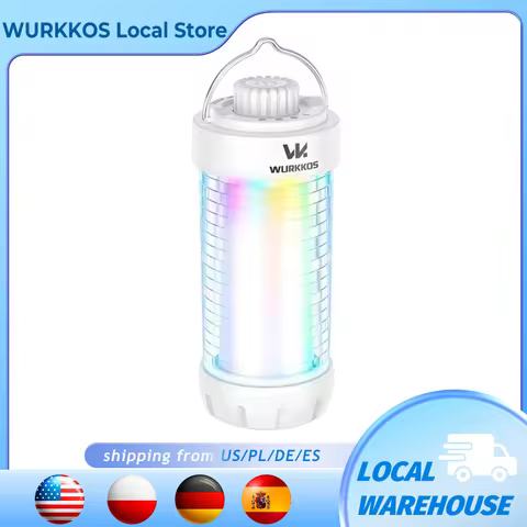 Wurkkos CL01 Camping Lantern 550LM Rechargeable LED Flashlight Waterproof EDC Work Light RGB Torch P