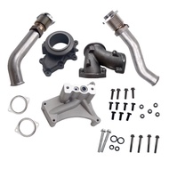 Non EBPV Turbo Pedestal Exhaust Housing Up Pipes For 99.5-03 Ford 7.3L Diesel