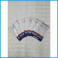 ◲ Kentucky Plain Round-neck White Tshirt for Adults